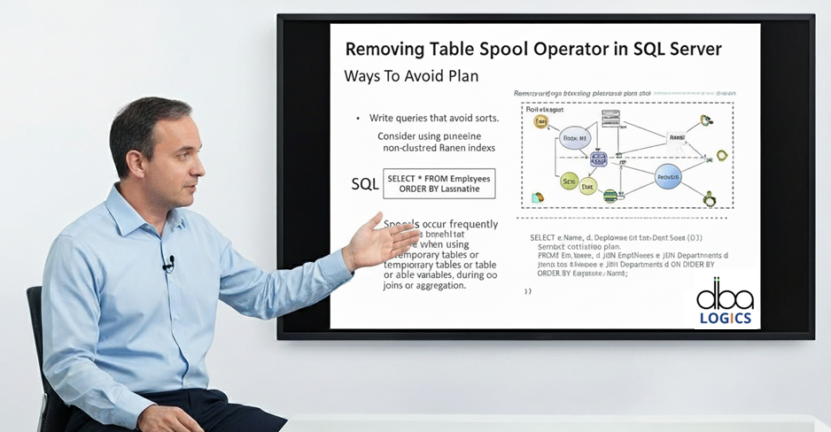 Explanation of Removing Table Spool Operator in SQL Server