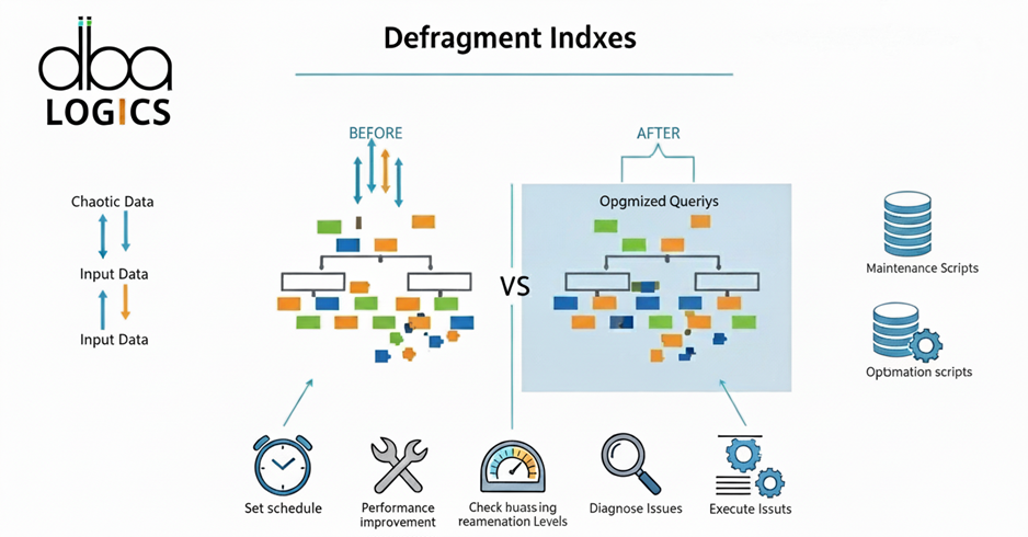 Explanation  to Defragment All Indexes in a Database
